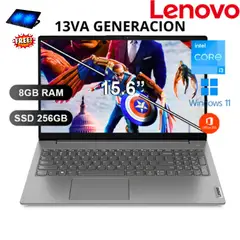 LENOVO - Laptop V15 G4 IRU Intel Core i3-1315U 8GB RAM 256GB SSD 15,6 pulgadas FHD