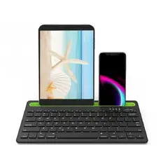 SEISA - Teclado Soporte Recargable Inalambrico Bluetooth iPad Tablet Laptop