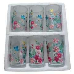 WELL BEING - Juego de 6 vasos con diseños