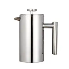 GENERICO - Cafetera prensa de acero 1000 ml PLATEADO