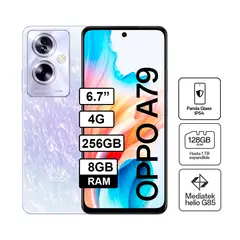 OPPO - CELULAR A79 256GB 8GB RAM 50MP + 108MP COLOR MORADO
