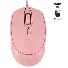 TEROS - MOUSE ÓPTICO TE-1226S 800-1200-1600 DPI USB 4 BOTONES
