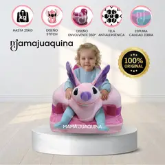 BABY - Asiento de Apoyo para Bebés «STICH» Premium Pink
