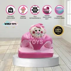 BABY - Asiento de Apoyo para Bebés «PLIN PLIN» Premium Pink