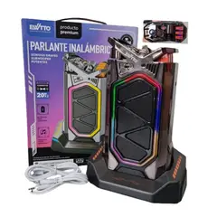 EWTTO - Parlante Gamer EW-P116B Bluetooth Sonido Potente 20w RGB