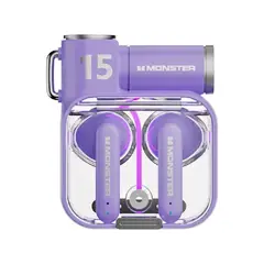 MONSTER - Audífonos Bluetooth Gamer XKT15 Púrpura