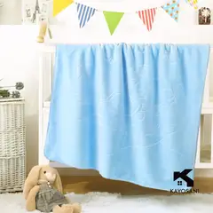 CASATEX - Manta para Bebe Suave Polar Alto Relieve Celeste