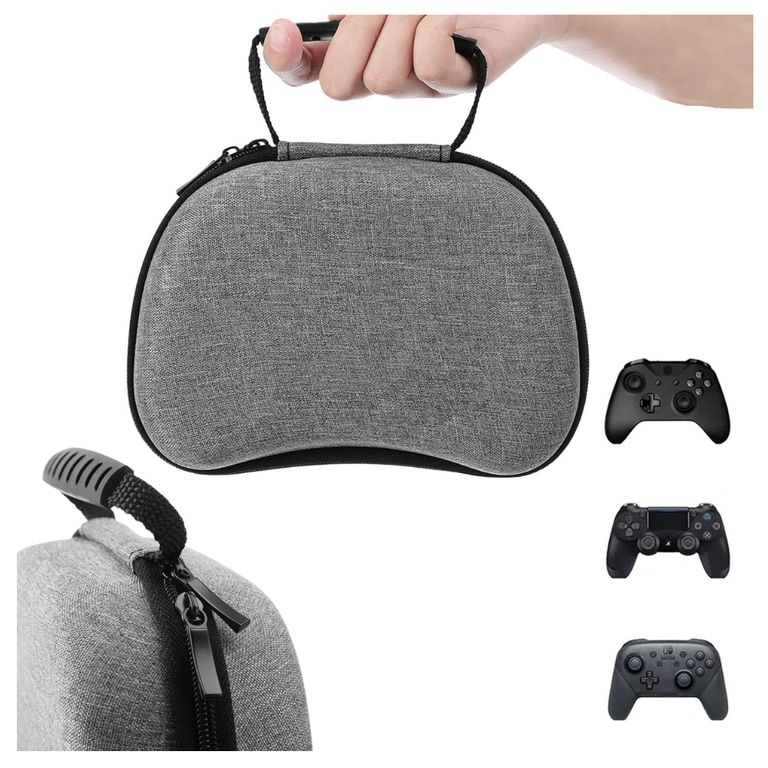Estuche para Mandos PS5 PS4 Xbox Nintendo Switch Rígido Plomo