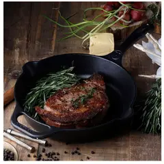 VICTORIA - SARTEN DE HIERRO FUNDIDO 25 CM (10") PRECURADA