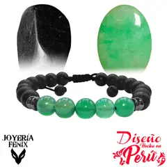 JOYERIA FENIX - Pulsera Doble Protección Ónix- Joyería Fenix
