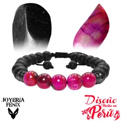 JOYERIA FENIX - Pulsera Doble Protección Ónix- Joyería Fenix