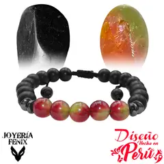 JOYERIA FENIX - Pulsera Doble Protección Ónix- Joyería Fenix