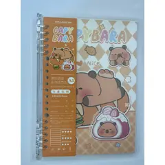 GENERICO - Cuaderno Infinito Capibara A5 Cuadriculado