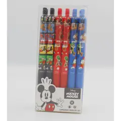 DISNEY - Lapicero Mickey Mouse Retráctil- Set 12 Unidades