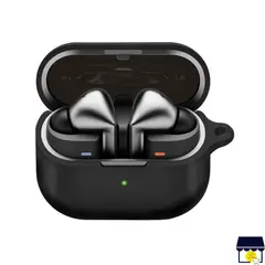 GENERICO - Case funda de silicona para Galaxy Buds 3 / 3 Pro - Negro