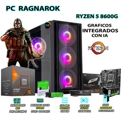 AMD - Computadora PC Ryzen 5 8600G RAM 16GB DISCO 500GB SSD CON GRAFICOS RADEON