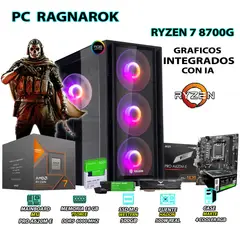 AMD - Computadora PC Ryzen 7 8700G RAM 16GB DISCO 500GB SSD CON GRAFICOS RADEON