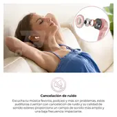 GENERICO - AUDIFONOS INALAMBRICOS AIR 31 CON CANCELACIÓN DE RUIDO ROSADO