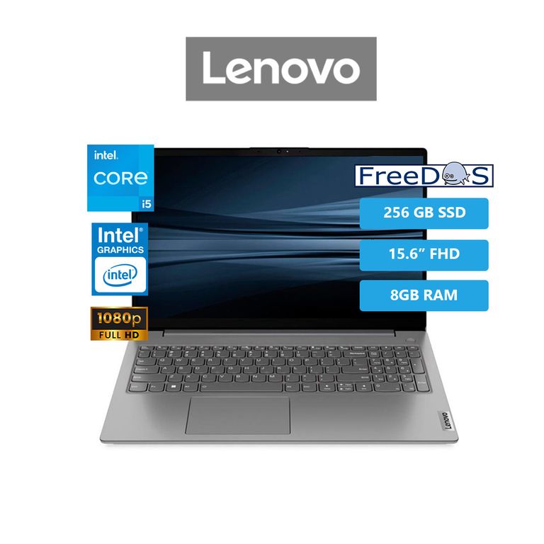 Laptop V15 G4 IRU 156 FHD TN Core i5-13420H 21 46GHz 8GB 256GB DDR4-3200MHz Freedos