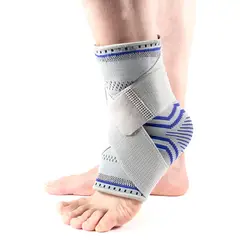 GENERICO - Tobillera Ortopédica ProFit con Elástico - Gris Talla M