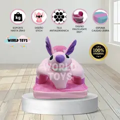 BABY - Asiento de Apoyo para Bebés «STICH» Premium Pink