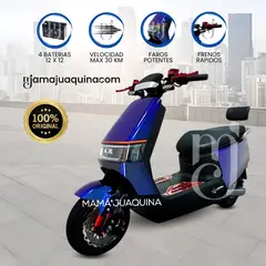 VELOX - Moto Eléctrica para Adultos «E-MOTION» Blue
