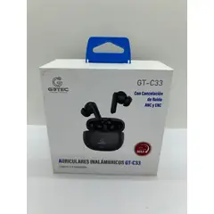 GENERICO - AUDIFONO BT GOTEC NEGRO CHUPON V53 CANCELACION DE RUIDO
