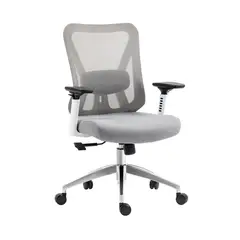 OFIDEAS - Silla de Oficina Gerencial Delfín Gris