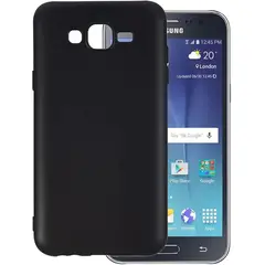 GENERICO - Case Protector para Samsung J7 NEO 2015 Silicona Negro