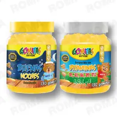GENERICO - PAC 2 GOMITAS BUENAS NOCHES NIÑOS + VITAMINAS PARA NIÑOS 260 UND