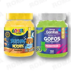 GENERICO - PACK 2 GOMITAS BUENAS NOCHES NIÑOS + GOFOS PARA NIÑOS 260 UND