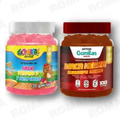 GENERICO - PACK 2 GOMITAS CALCIO NIÑOS 130UND + GOMITAS MACA NEGRA 100UND