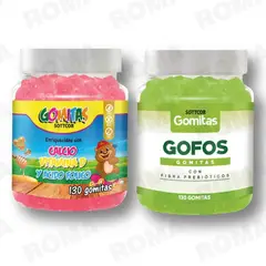 GENERICO - PACK 2 GOMITAS CALCIO NIÑOS + GOFOS PARA ADULTOS 260 UND