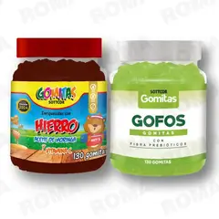 GENERICO - PACK 2 GOMITAS HIERRO NIÑOS + GOFOS PARA ADULTOS 260 UND