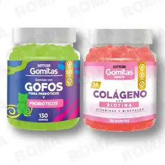 GENERICO - PACK 2 GOMITAS GOFOS PARA NIÑOS + COLAGENO ADULTOS 130 UND