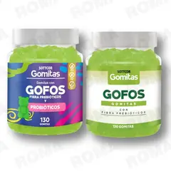GENERICO - PACK 2 GOMITAS GOFOS PARA NIÑOS + GOFOS PARA ADULTOS 260 UND