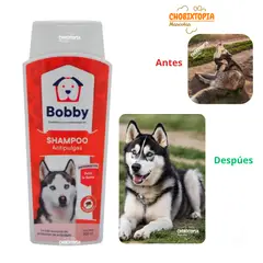 BOBBY - SHAMPOO ANTIPULGAS PARA PERROS FRASCO x 300 mL