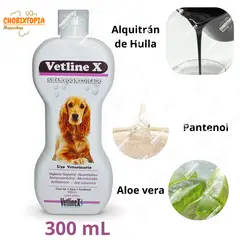 VETLINEX - SHAMPOO MEDICADO PARA PERROS - X 300 mL