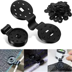 GENERICO - PACK X20 CLIP GANCHO BROCHE PARA MALLA RASCHEL GRANJA 10 X 3.7 CM