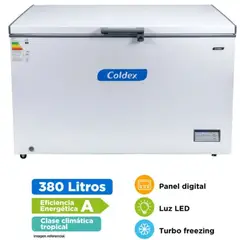 COLDEX - Congeladora 380LT CH40PLUS Blanco
