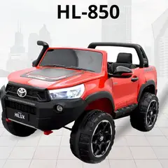TOYOTA - Coche eléctrico Hilux RuggedX HL-850 de 12V
