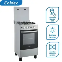 COLDEX - Cocina a Gas Basic 20" 4 Hornillas CX505 Plus
