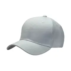 GENERICO - Gorra Unisex de Lona Blanca con Visera Curva