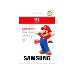 SAMSUNG - Memoria microSD Express Card 256GB Para Nintendo Switch 2