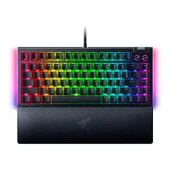 RAZER - Teclado Blackwidow V4 75% Mechanical Us Sw Orange Chroma Black