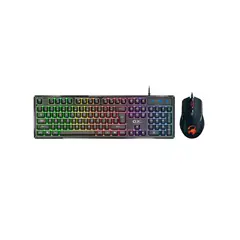 GENIUS - Kit Gamer Teclado Mouse GX Scorpion KM-GX6 RGB 19 Teclas Black