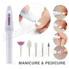OEM - Kit Pulidor De Uñas Recargable + 5 Limas Manicure Pedicure