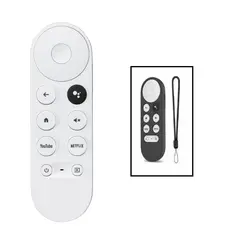 GENERICO - Control remoto para chromecast 4 google tv + funda negra