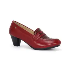 PAR&SS - Mocasín Casual De Cuero Mujer KA25Q1-BARBY Vino