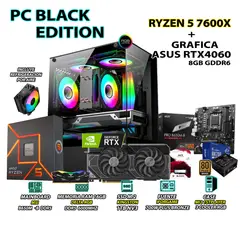 RYZEN - Computadora Gamer Pro 5 7600X RAM 16GB DDR5 SSD 1TB GRAFICA RTX 4060 8GB